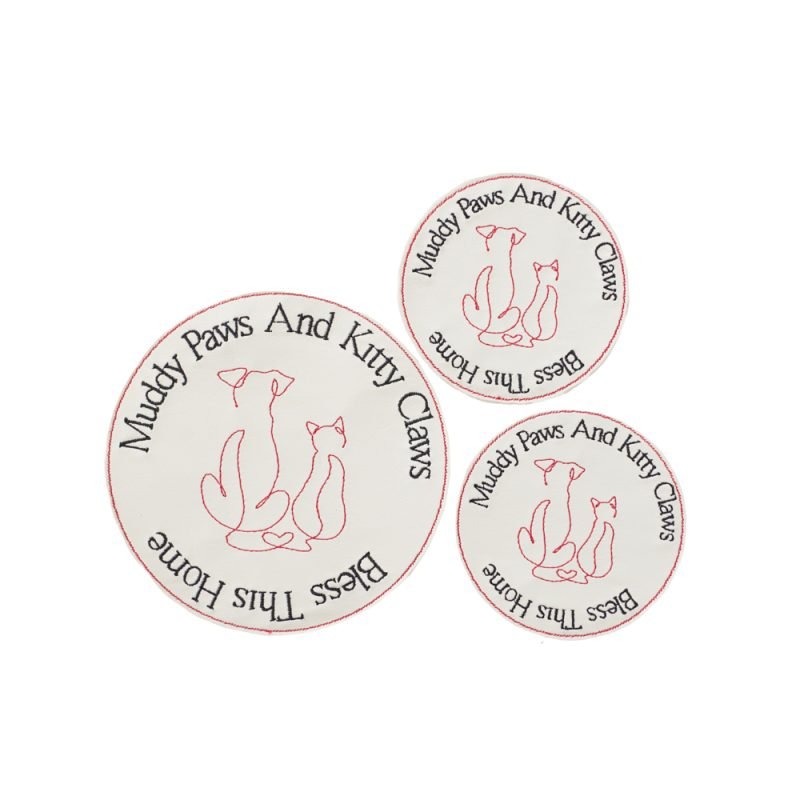 Σετ Σουβέρ Δερματίνης "Muddy Paws"