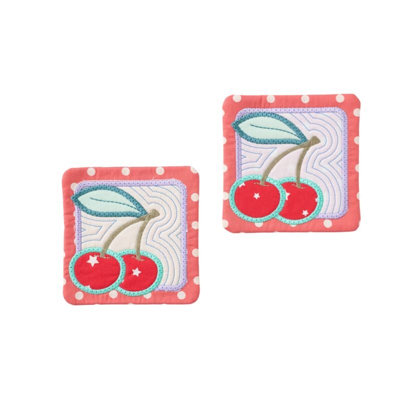 Σουβέρ Υφασμάτινα Σετ 2 τεμ 12*12 cm