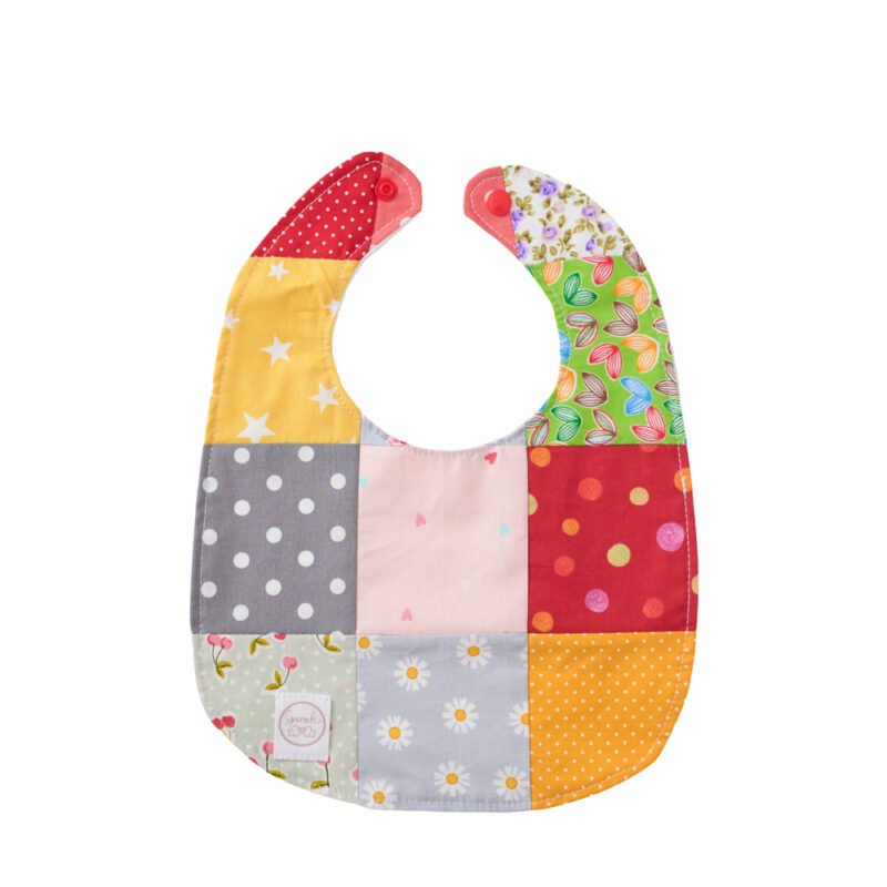 Βρεφική Σαλιάρα Χειροποίητη Patchwork