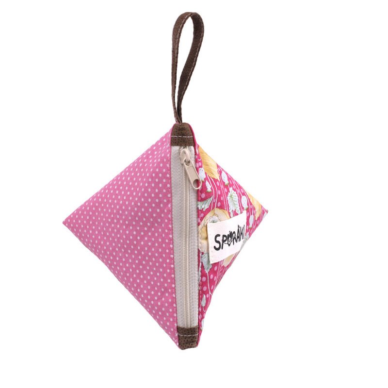 Τριγωνικό Πορτοφολάκι για Κέρματα Pink