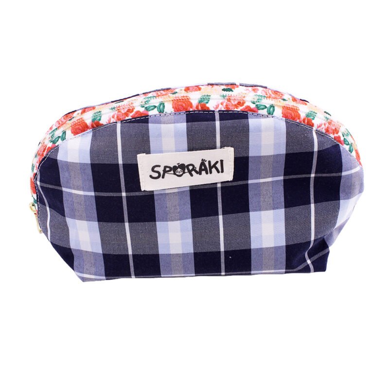 Τσαντάκι Καλλυντικών από Καρώ Ανακυκλωμένο Ύφασμα