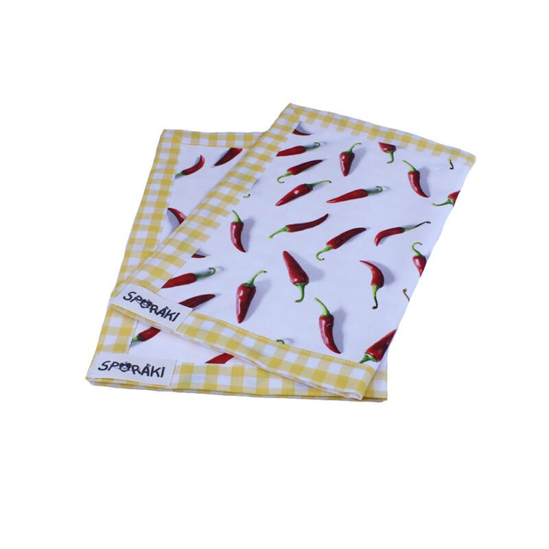 Υφασμάτινα Σουπλά Φαγητού Chili Pepper