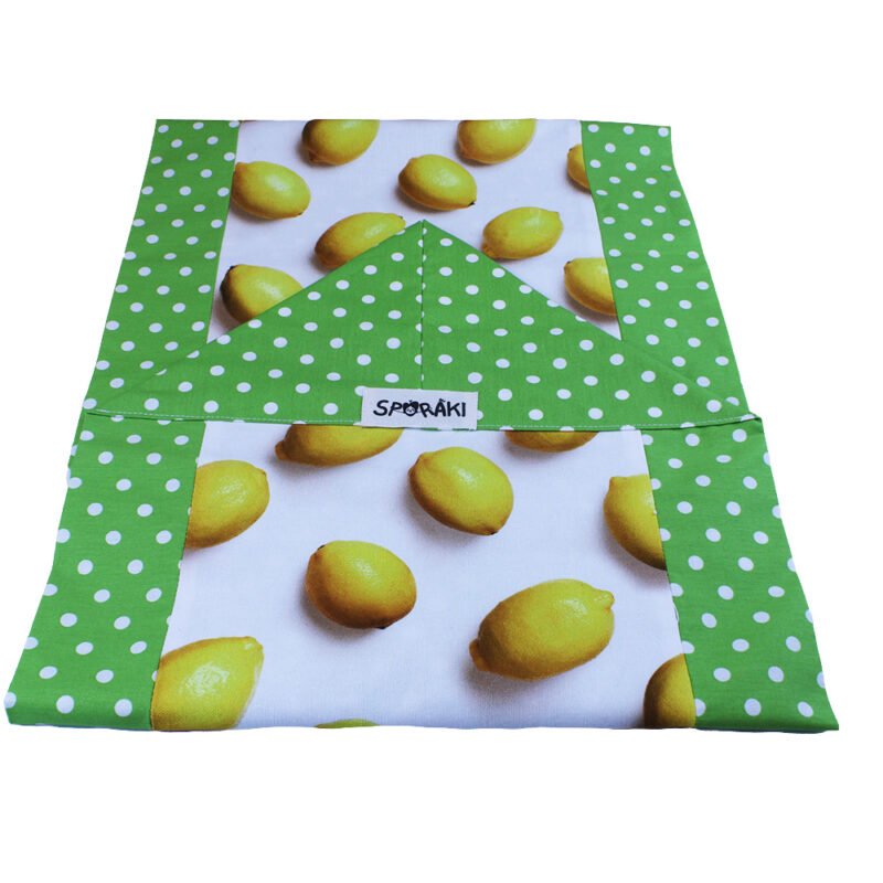 Υφασμάτινη Τραβέρσα Runner Τραπεζιού  Lemons 130*35 εκ