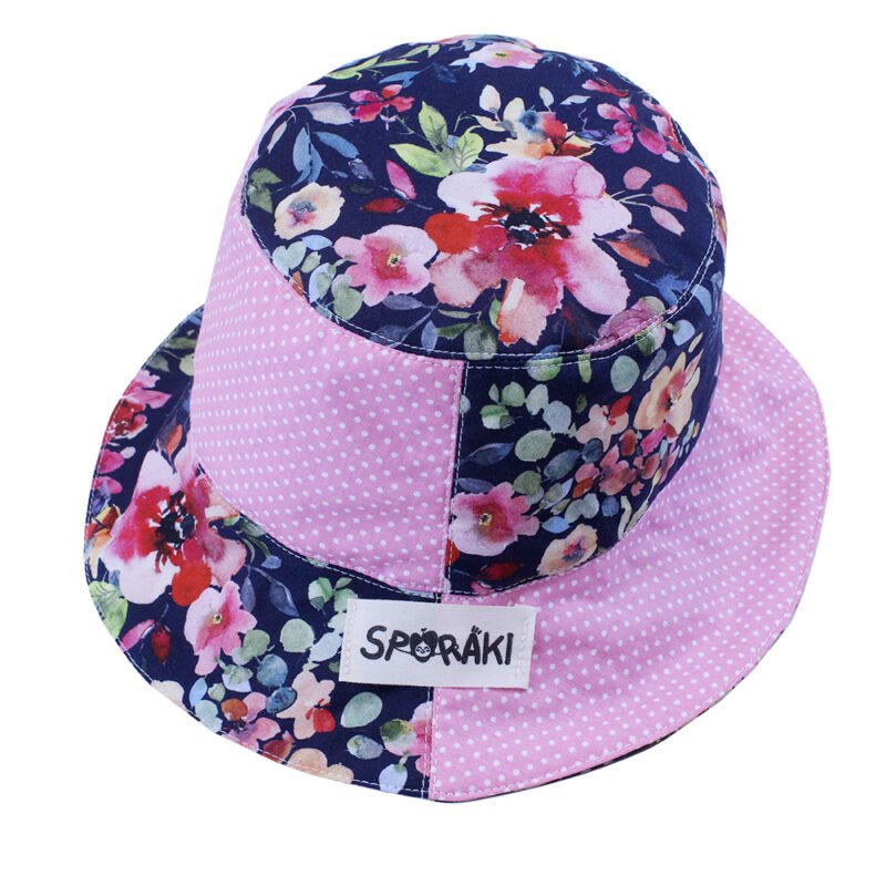 Καπέλο Γυναικείο Χειροποίητο Black Floral