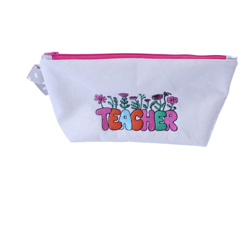 Χειροποίητο Κεντημένο Τσαντάκι Καρπού-Δώρο για την Δασκάλα