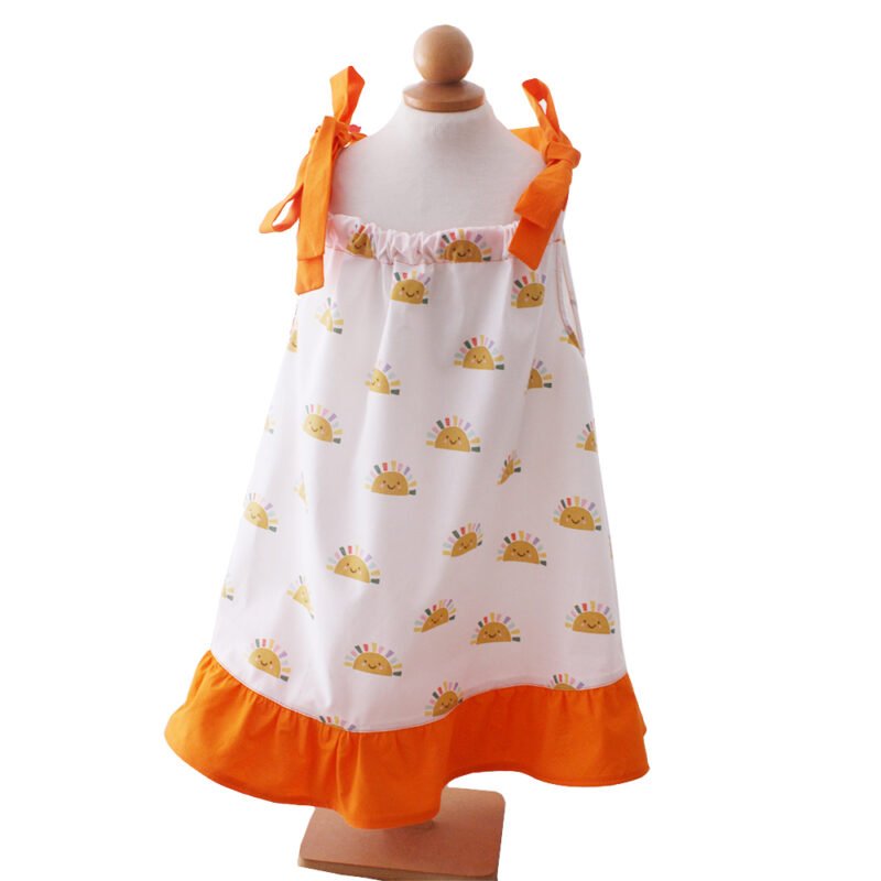 Φόρεμα  Καλοκαιρινό Κοριτσίστικο Boho Sun από 100%  Βαμβάκι