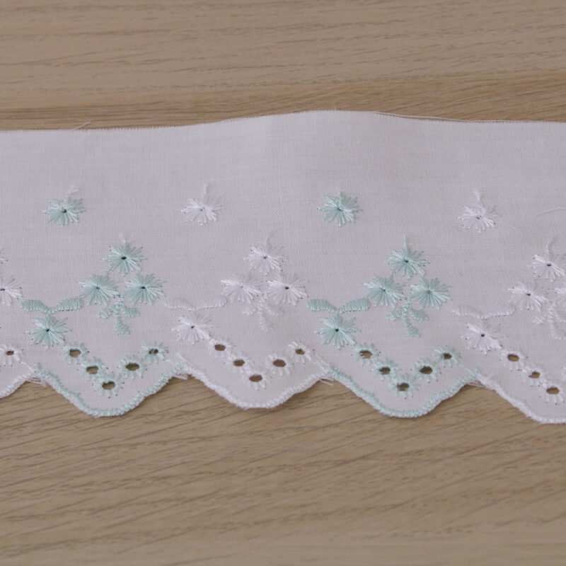 Δαντέλα Βαμβακερή Ασπροκέντημα Γλώσσες