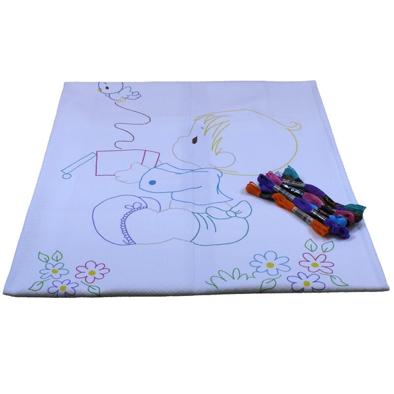 Πάνα Πικέ Τυπωμένη για κέντημα  Regina  7408