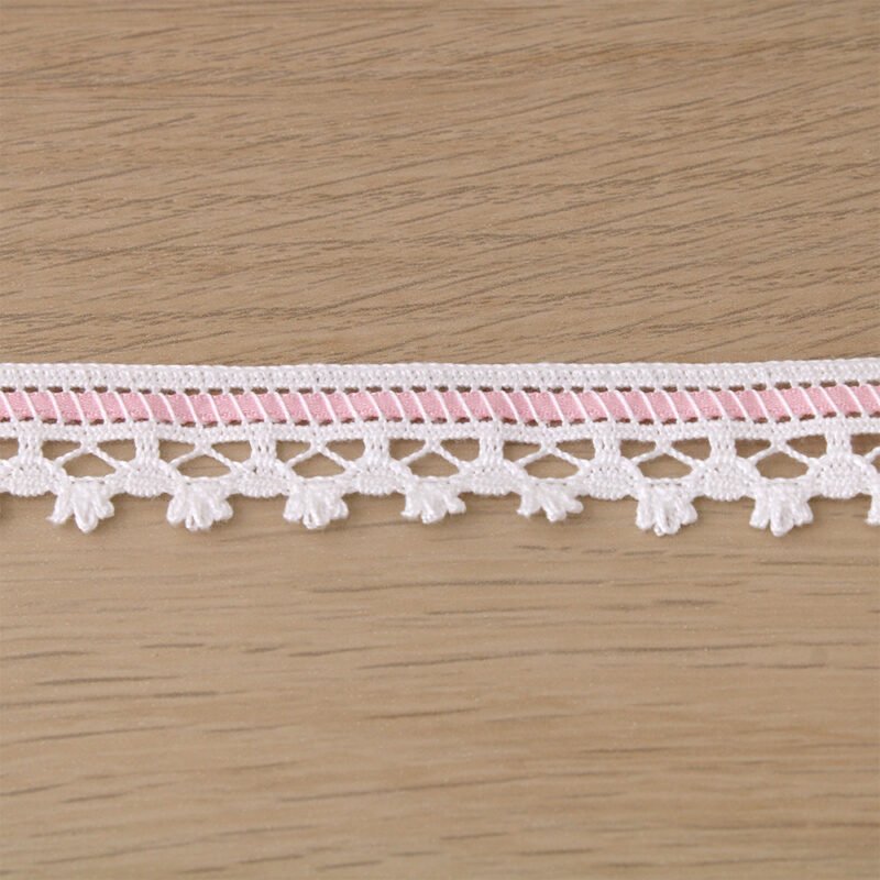 Τρέσα Βαμβακερή Πλεκτή Με  Κορδελακι